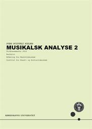 Musikalsk analyse 2 FS23
