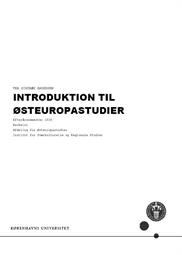 Introduktion til Østeuropastudier ES26