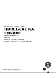 Hørelære KA 1. semester ES26