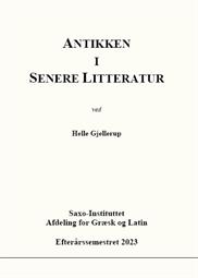 Antikken i senere litteratur ES25