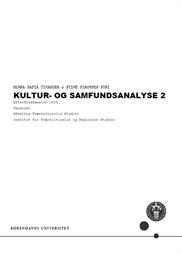 Kultur- og Samfundsanalyse 2 ES25
