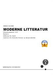 Moderne litteratur (Henrik Blicher) ES25