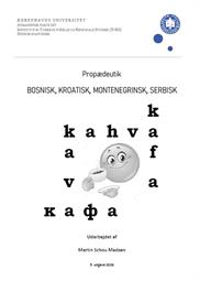 Bosnisk, kroatisk, montenegrinsk, serbisk - Propædeutik ES26
